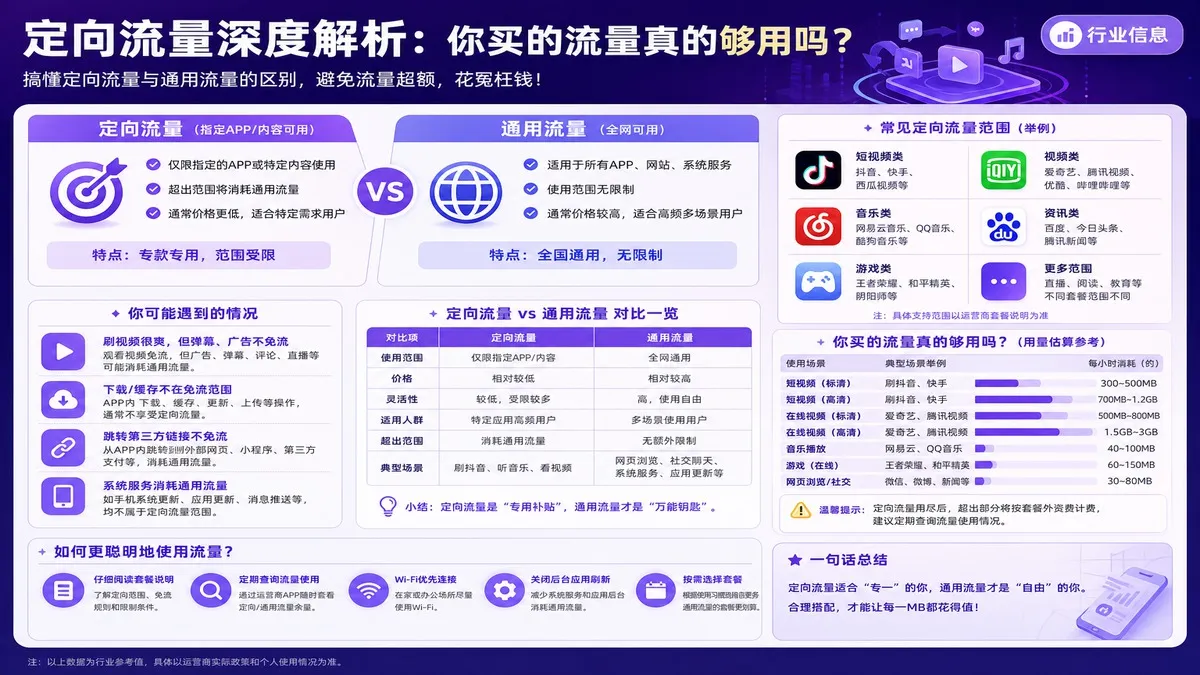 定向流量深度解析：你买的流量真的够用吗？